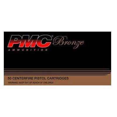 PMC Ammunition Bronze .32 ACP 60 Grain Jacketed Hollow Point Brass Cased Pistol Ammo 50 Rounds 32B