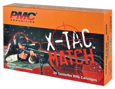 PMC X-TAC MATCH Rifle Ammunition .223 Rem 77 gr OTM 2790 fps 20/ct 223/5.56