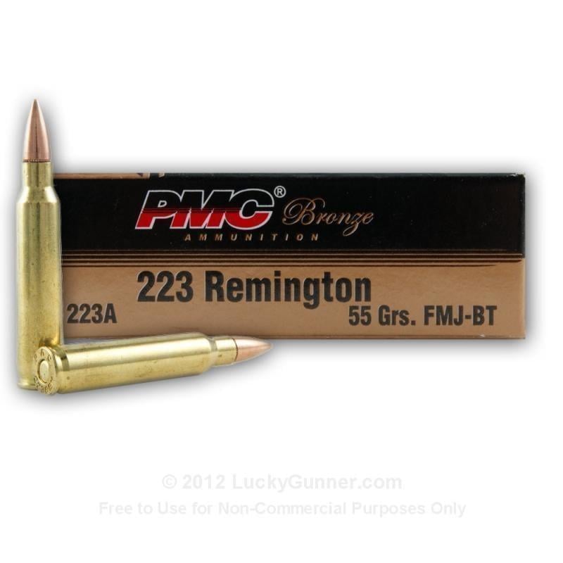 223 Remington PMC 55 FMJ-BT 223A