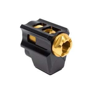 Tyrant Designs T-Comp Glock 19 Gen 3 Compensator, Black/Gold 9mm Luger
