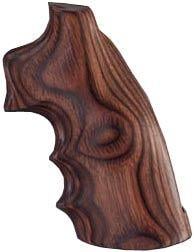 Hogue Colt Python Fancy Hardwood Grips, Finger Grooves