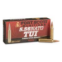 Fort Scott Munitions 5.56 NATO Copper 62 Grain Centerfire Rifle Ammunition 20 Rounds 556-062-SCV1 223/5.56