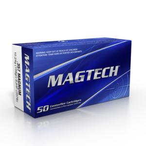Magtech .357 Magnum Ammunition 158 Grain SJHP 1235 fps 1000 Rounds