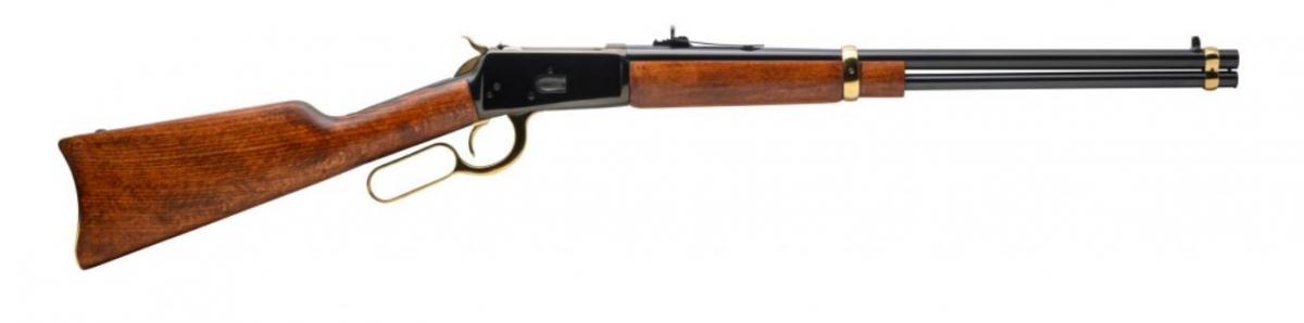 Rossi R92 44 Rem Mag 10+1 20" Barrel Polished Black With Gold Accents-img-0
