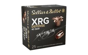 Sellier & Bellot XRG Defense Handgun Ammuntion .40 S&W 130gr HP 1247 fps 25/ct
