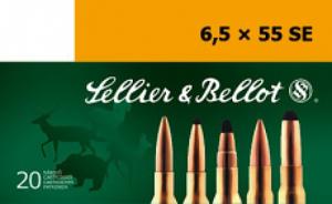 Sellier & Bellot 6.5x55mm Swedish 140 Grain FMJ Centerfire Rifle Ammo 6.5x55 Swedish Mauser