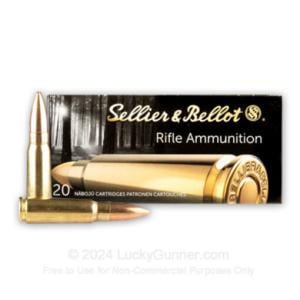 Sellier & Bellot 7.62x39mm Ammunition 124 Grain FMJ 2421 fps 600 Rounds