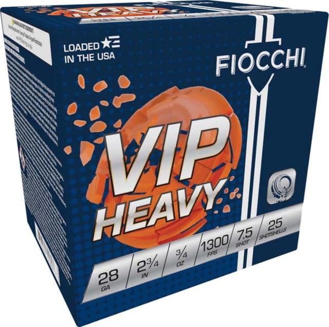 Fiocchi Exacta Sub Gauge Target Load Shotshells - 28 Gauge - 7.5 - 25 Rounds - 1200 fps