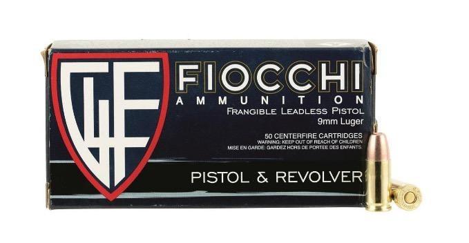 9mm Fiocchi 100 Frangible 9FRANG