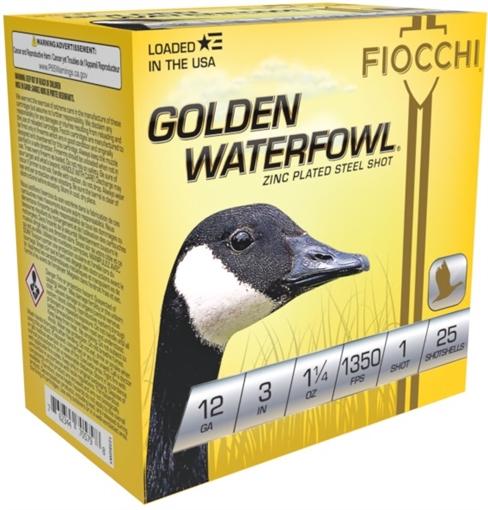 Fiocchi Extrema Golden Waterfowl 3" 12 Gauge Ammo, 250 Rounds - 123SGW1