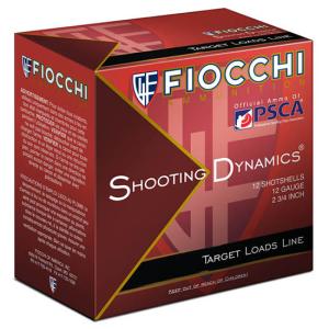 Fiocchi Shooting Dynamics Target Loads, 12 Gauge, 2 3/4", 1 oz., 250 Rounds