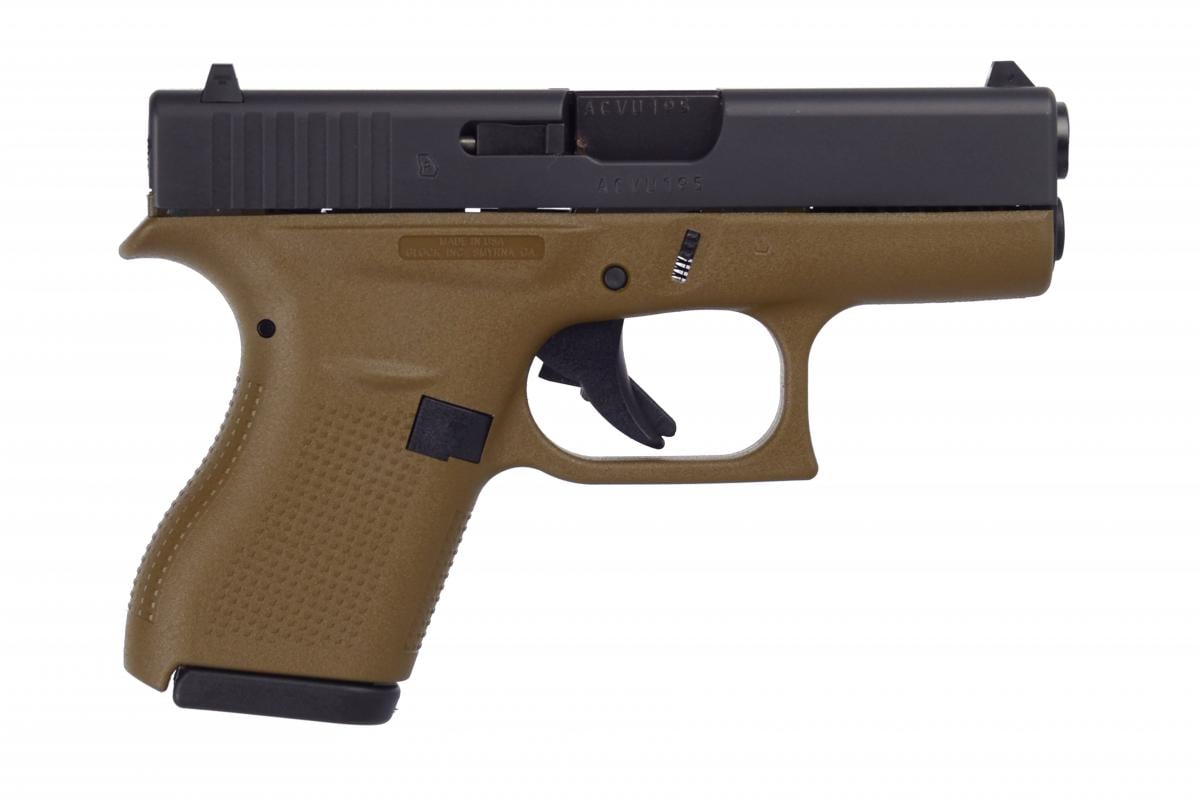 Glock 42 Flat Dark Earth 380 ACP