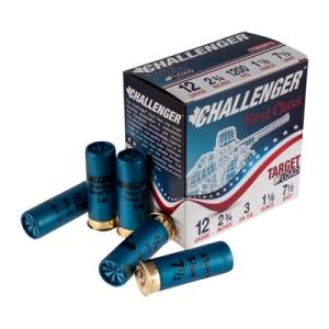Challenger Ammo First Class Target Load 12 Gauge 2-3/4" Ammo - 12 Gauge 2-3/4" 1-1/8 Oz #7.5 Shot 250/Case