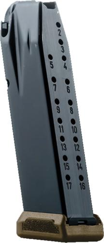 Canik MC9L/MC9LS Mag 9mm, Black/Flat Dark Earth, 17rd