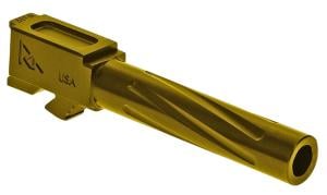 Rival Arms Glock 19 Gen 5 Precision Drop-in Barrel, Gold
