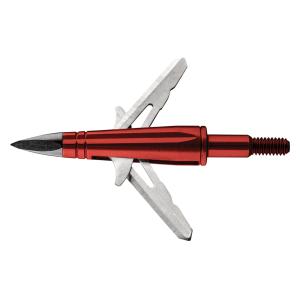 TenPoint Crossbow Technologies 1001363 100 Grain Red & Silver Evo-X Center Punch Broadheads, Pack of 3