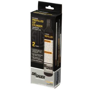 SIG Sauer Advanced Reliable Non-Refillable AC-90-2 Pellet Replacement CO2 9 Grams Airgun Cartridge, Pack of 2