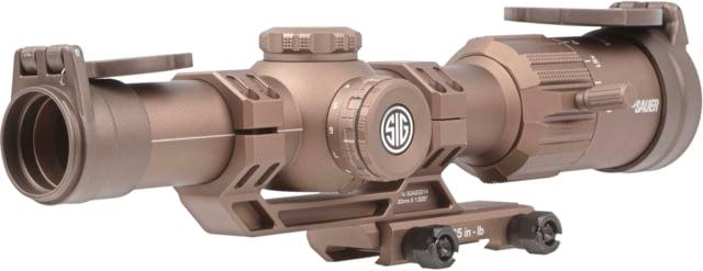 Sig Sauer TANGO-MSR 1-6x24mm Illum BDC6 SFP Coyote Tan Riflescope w/ALPHA-MSR Mount