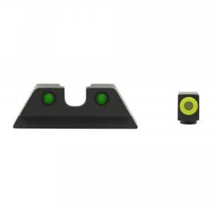 Meprolight Glock 17,19,22,23,24,25,31,32,33,34,35,36,37,38,39 Hyper-Bright Night Sight Set
