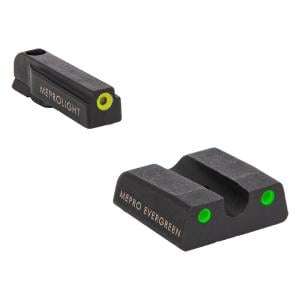 Meprolight CZ P-07 / P-09 Evergreen Yellow / Green Sight Set
