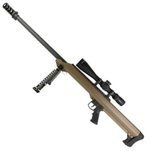Barrett Model 99 FDE W/ Leupold MK4HD 50 BMG