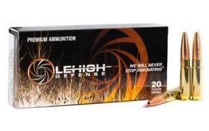 Lehigh Defense Maximum Expansion .300 AAC Blackout 194 gr BTHP 20rds Rifle Subsonic Ammo for Subsonic Accuracy - LA300BLK-194-ME