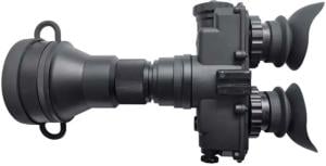 AGM Global Vision FoxBat-5 NW1 5x Night Vision Bi-Ocular, Gen 2+, White Phosphor Level 1, Black
