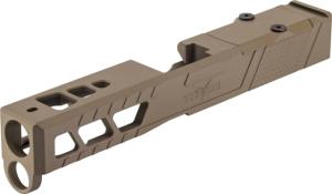 TRYBE Defense Glock 19 Gen 5 Slide, RMR Cut, Version 2, FDE 9mm Luger