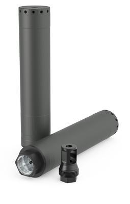 KGM R338 Grey .338 3/4"x24 Suppressor .338 Cal