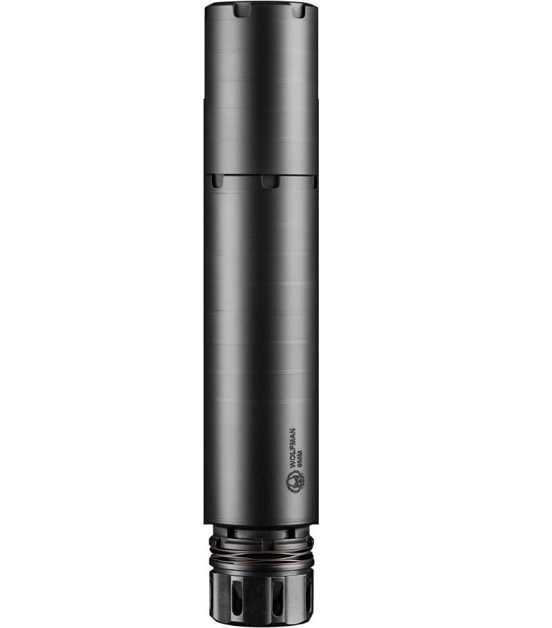 Dead Air Armament Wolfman KMQDK Suppressor 9MM 7.50" Length 17-4PH Stainless Steel