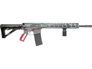Watchtower Type 15 223 Wylde, 16" Threaded Barrel, Gray Cerakote, Red Engraved Logo, 30rd 223/5.56