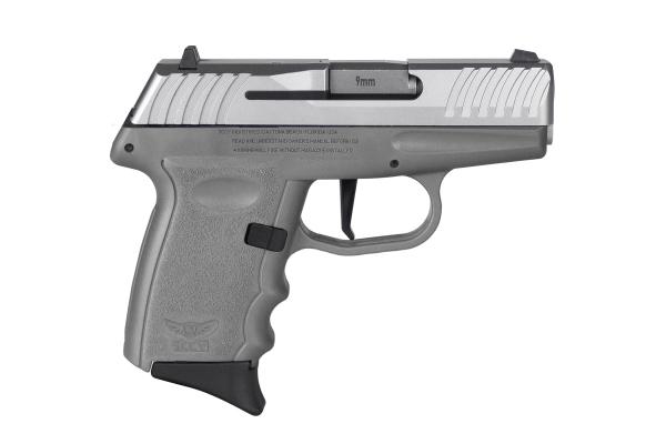 SCCY CPX-2 Gen3 9mm Luger 3.1in Stainless Steel/SCCY Blue Pistol - 10+1  Rounds