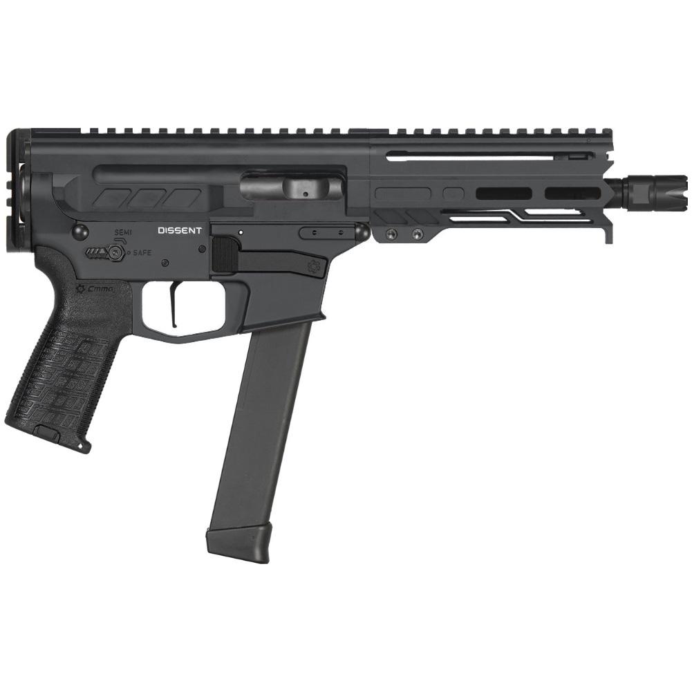 CMMG Dissent MkGs 6.5" AR Pistol Sniper Grey 9mm