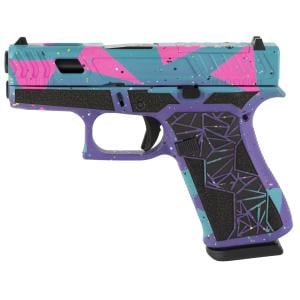 Glock 43X MOS 80's DAY Cyan 9mm