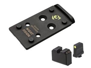 Night Fision Glock 17/19 MOS Sight & Optic Plate Combo
