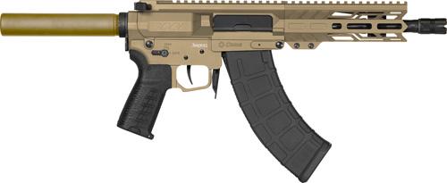 Cmmg Inc. CMMG Banshee MK47 8" AR Pistol Tube Tan 7.62X39mm