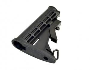 JE Machine AR-15 Mil-Spec 6-Position Carbine Buttstock Black PS-ST2B