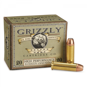 Grizzly Cartridge Ammo .38 Special 125 Grain Jacketed Hollow Point 950 fps 20 Rd./Box