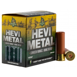 HEVI-Shot HEVI-METAL LONGER RANGE 12 Gauge 1 1/4 oz 3in #4 Centerfire Shotgun Ammo 25 Rounds HS38004