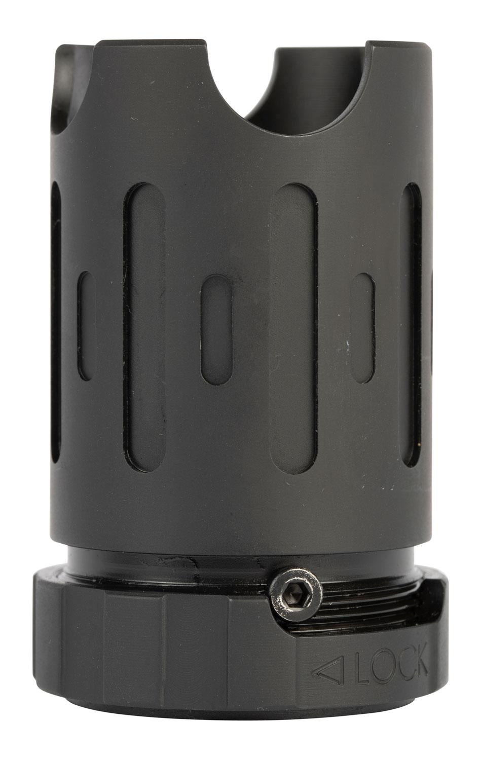 Silencerco ASR Muzzle Brake 22 Long Rifle, 223 Remington, 30-06 Springfield, 30-30 Winchester, 300 AAC Blackout, 300 Winchester Magnum, 308 Winchester, 5.56mm NATO, 6.5 Creedmoor, 6.5 Grendel, 6.5 PRC, 7.62 x 39mm, 7.62 × 51mm NATO