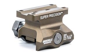 Geissele Super Precision MRO Series Scope Mount,Lower 1/3 Co-Witness,Desert Dirt Color