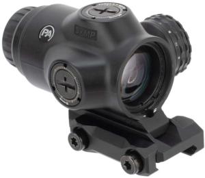 Primary Arms The SLx 3x MicroPrism Red Dot Sight, 1/4 MOA, Prism Scope, Red Illuminated ACSS Raptor 7.62/300BO Yard, Black