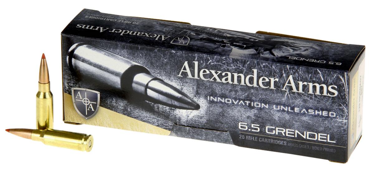 Alexander Arms Rifle Ammo 6.5 Grendel