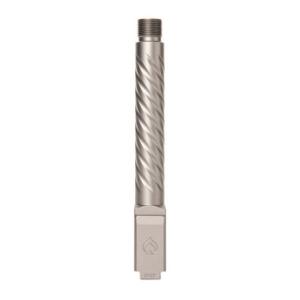 Ballistic Advantage Glock 17 Gen 5 PVD SS (Light Gray) Threaded Spiral Fluting Barrel 9mm