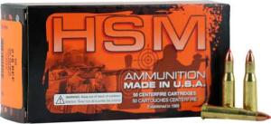 HSM AMMO .218 BEE 35GR. V-MAX 50-PACK
