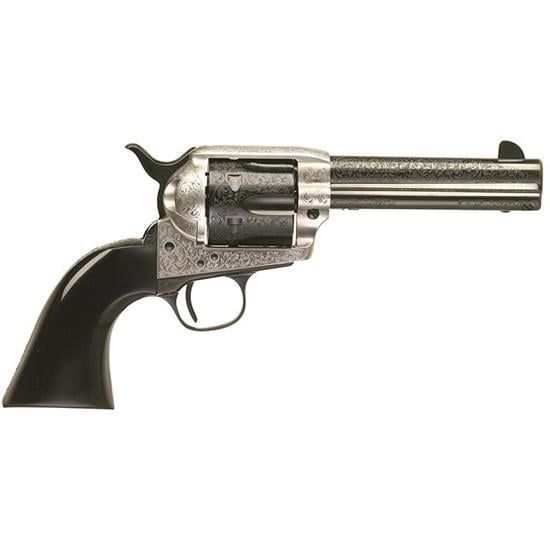 Taylor's & Co Uberti 1873 Cattleman 5.5" Coin Finish Engraved 357 Magnum/ 38 Special