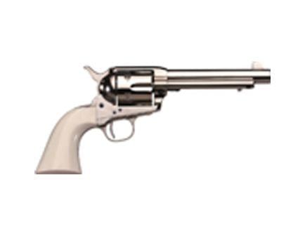 Taylor's & Co 1873 Cattleman Nickel - Polymer Ivory Grip 45 Long Colt