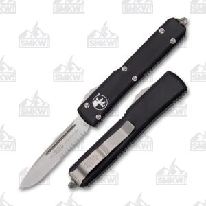 Microtech Ultratech S/E Stonewash Partially Serrated