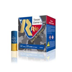 Rio Ammunition TGHV366TX Top Game Texas Game Load High Velocity 12 Gauge 2.75' 1 1/4 oz 6 Shot 25 Bx/ 10 Cs