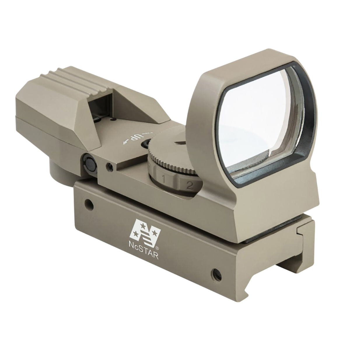 NcSTAR Red & Green Dot Reflex Sight /4 Different Reticles/Weaver Base/Tan